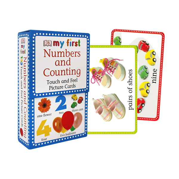 DK My First Numbers and Counting (Touch and Feel Picture Cards) - 플래시카드