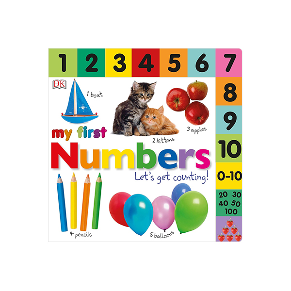 DK My First Numbers : Let's Get Counting! - 탭 보드북