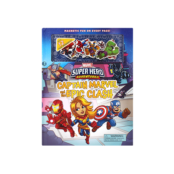 Marvel Super Hero Adventures : Captain Marvel and the Epic Clash(Magnetic Fun on Every Page!) - 보드북