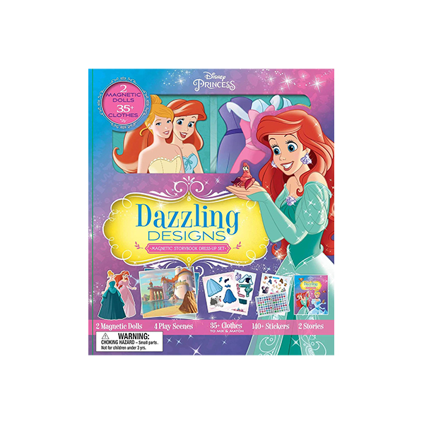 Disney Princess Dazzling Designs : Magnetic Storybook Dress-Up Set