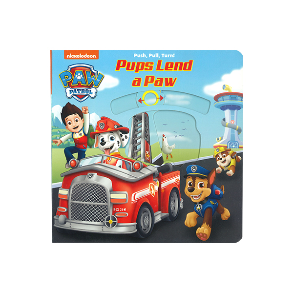 Push, Pull, Turn! Pups Lend a Paw - 조작보드북