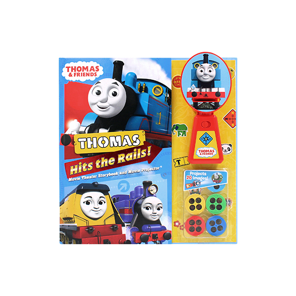 Thomas and Friends: Thomas Hits the Rails! Movie Theater Storybook & Movie Projector - 하드커버북