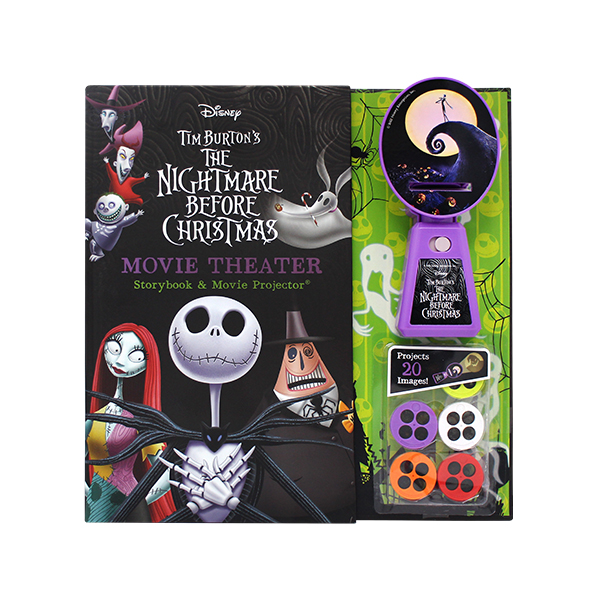 Disney : Tim Burton's the Nightmare Before Christmas Movie Theater Storybook and Projector - 하드커버북