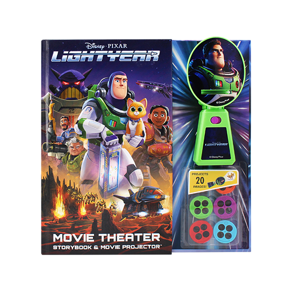 Disney Pixar : Lightyear Movie Theater Storybook & Movie Projector - 하드커버북