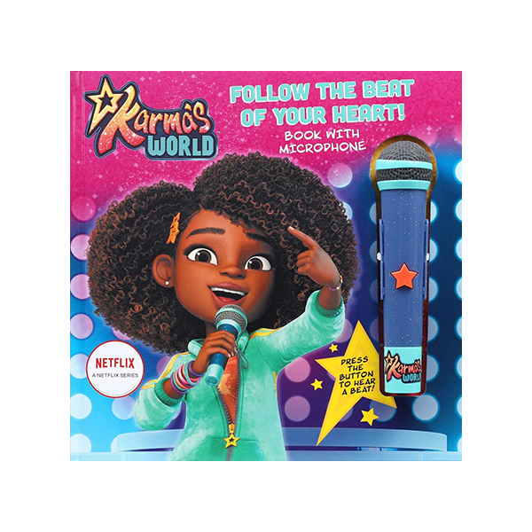 Karma's World : Follow the Beat of Your Heart Book with Microphone - 하드커버