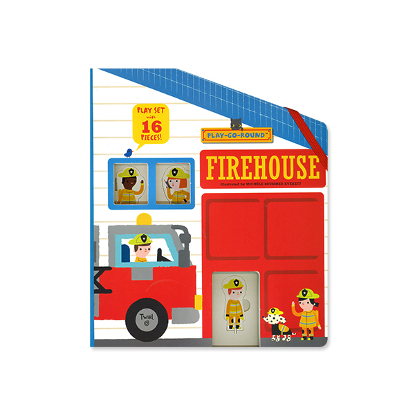 Play-Go-Round : Firehouse(Play Set with 16 Pieces!) - 보드북