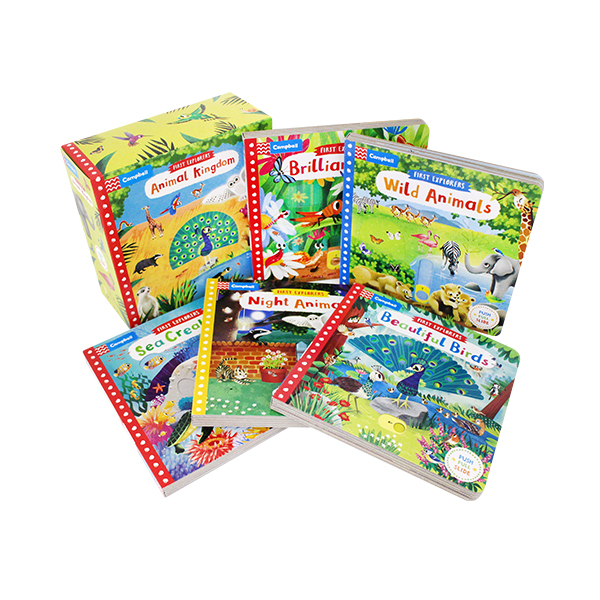 맥밀란 First Explorers : Animal Kingdom 5권세트(QR음원 포함) - 조작보드북