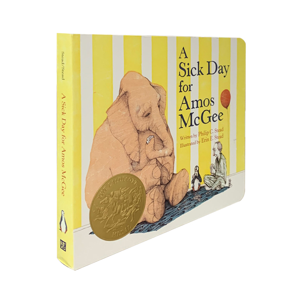 칼데콧 수상작 A Sick Day for Amos McGee - 보드북