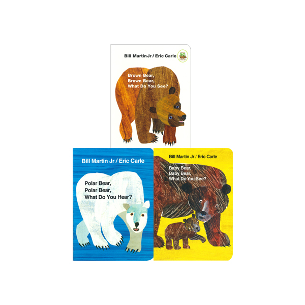 Bill Martin Jr & Eric Carle Classic Stories 3 Books Set - 보드북
