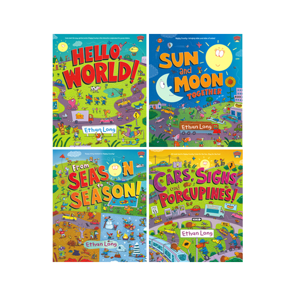 Ethan Long : Happy County Series 4 Books Set - 페이퍼북