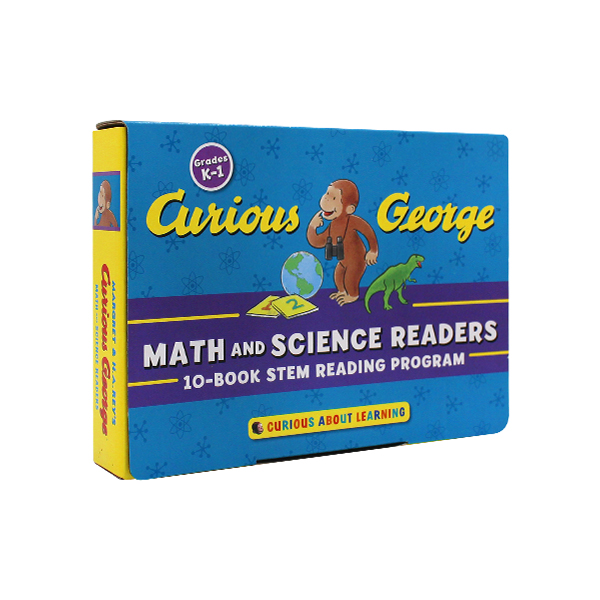 Curious George Math and Science Readers : 10-Book Stem Reading Program(Grades K-1) - 페이퍼북