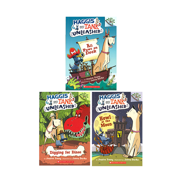 스콜라스틱 브랜치 Haggis And Tank Unleashed 3books set - 챕터북