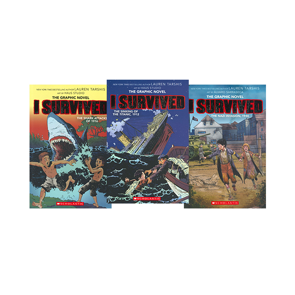 스콜라스틱 I Survived 3Books Set - 그래픽노블