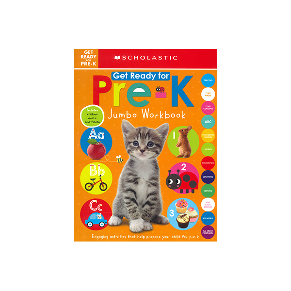 스콜라스틱 Get Ready for Pre-K Jumbo Workbook - 워크북/페이퍼북