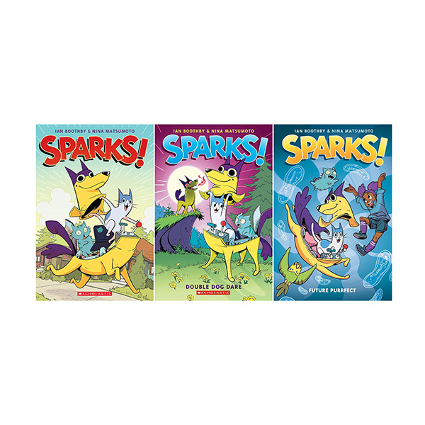 스콜라스틱 Sparks! 3 Books Set - 그래픽노블/페이퍼북