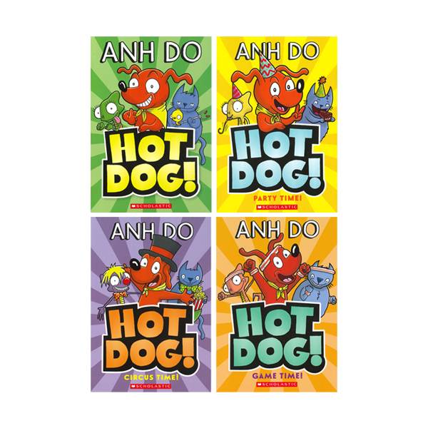 스콜라스틱 Hotdog! 4 Books Set(#1~4) - 챕터북/페이퍼북