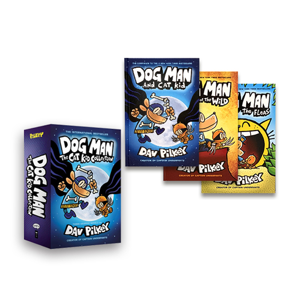Dog Man : The Cat Kid Collection 3 Books Box Set (Dog Man 4~6) - 그래픽노블/하드커버북