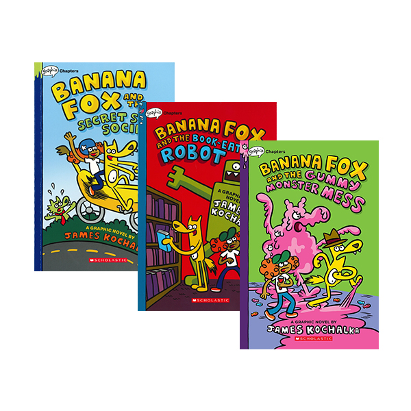 스콜라스틱 Banana Fox Series 3 Books - 그래픽노블/페이퍼북