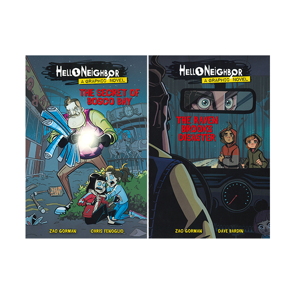 스콜라스틱 Hello Neighbor Graphic Novel 2 books Set - 페이퍼북