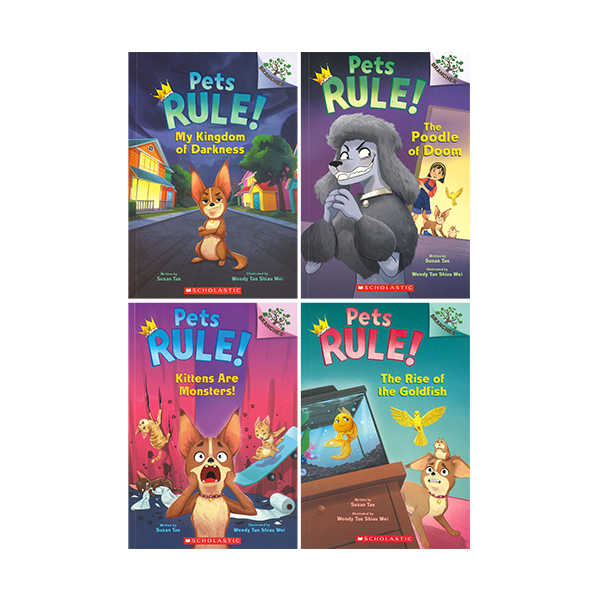스콜라스틱 브랜치 Pets Rule! 4 Books Set 챕터북