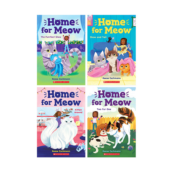 스콜라스틱 Home for Meow Series 4 Books Set - 챕터북/페이퍼북