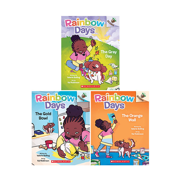 스콜라스틱 에이콘 Rainbow Days 3 Books Set - 페이퍼북