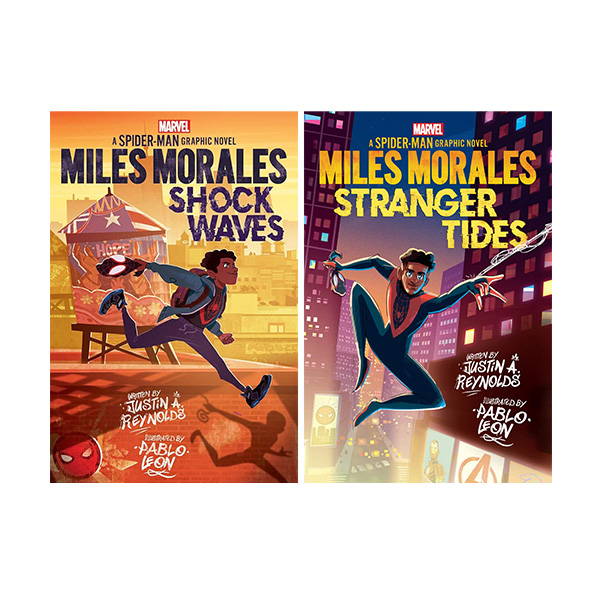 스콜라스틱 Marvel Miles Morales: A Spider-Man Graphic Novel 2 Books Set - 그래픽노블/페이퍼북