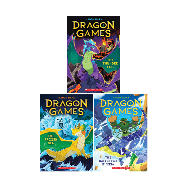 스콜라스틱 Dragon Games 3 Books Set -챕터북/ 페이퍼북