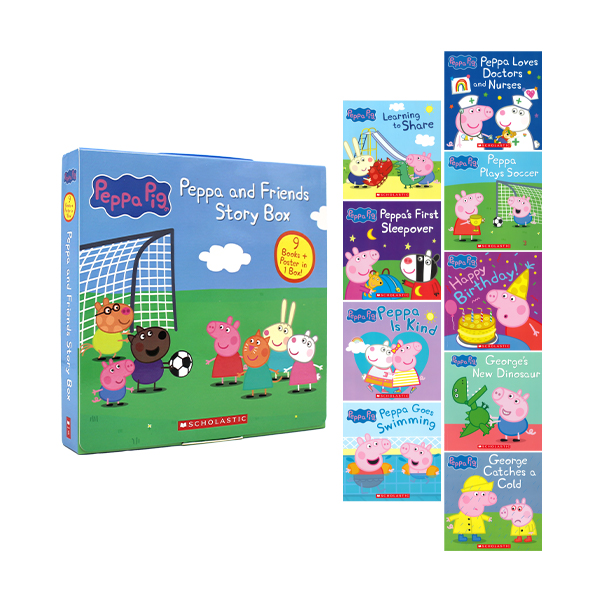 Peppa Pig Peppa and Friends Story Collection 9 Books box set - 페이퍼북