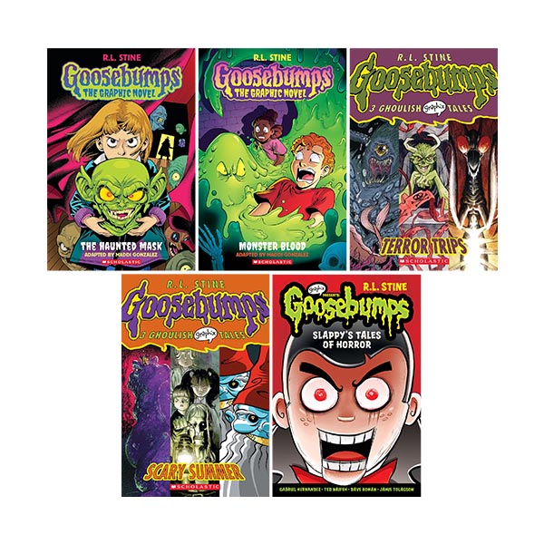 스콜라스틱 Goosebumps Graphic Novel 5 Books Set - 그래픽노블/페이퍼북