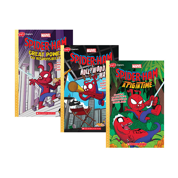 스콜라스틱 Marvel Spider-Ham 3 Books Set - 그래픽노블/페이퍼북