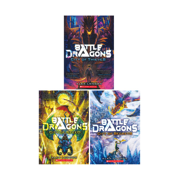 스콜라스틱 Battle Dragons 3 Books Set - 페이퍼북