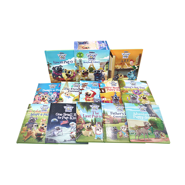 Disney Junior Puppy Dog Pals Storybook Library Includes 10 Stories - 하드커버북