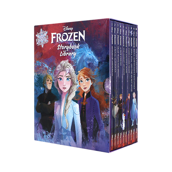 Disney Frozen Story Library 10 Books Set (Includes Disney Frozen 2 Stories!) - 하드커버