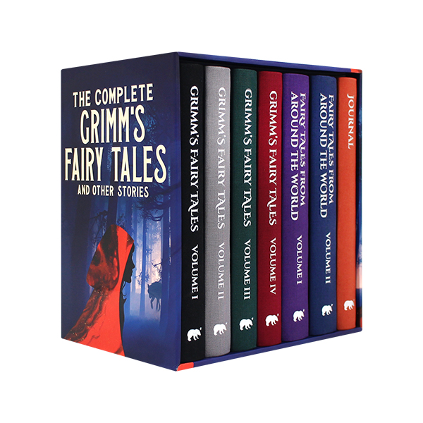 The Complete Grimm's Fairy Tales and Other Stories 7 Books Set (유선 저널 포함) - 하드커버