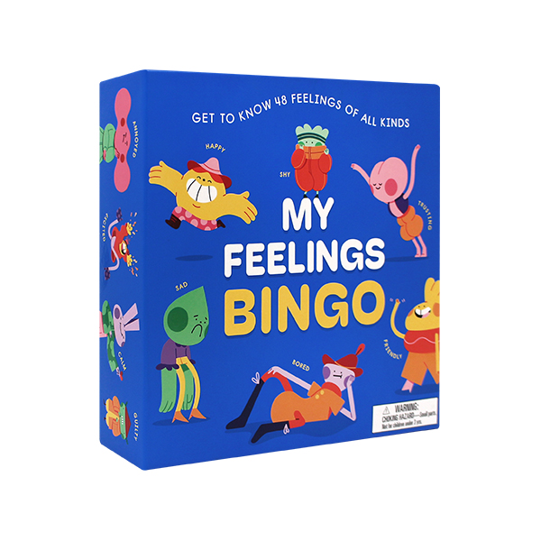 My Feelings Bingo : Get To Know 48 Feelings of All Kinds - 보드 게임북