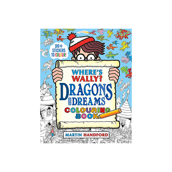 월리를 찾아라 Where's Wally? Dragons and Dreams Colouring Book (100+ Stickers to Colour!) - 컬러링북/페이퍼북