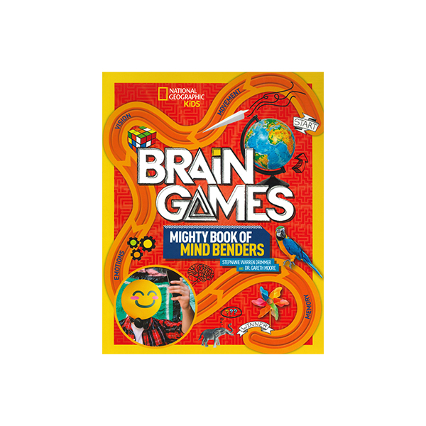National Geographic Kids Brain Games : Mighty Book of Mind Benders - 페이퍼북