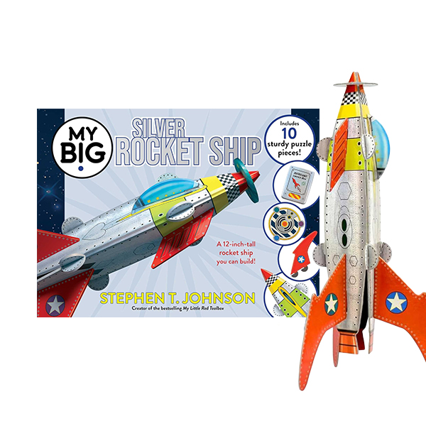 My Big Silver Rocket Ship (My Big Books) (Includes 10 sturdy puzzle pieces) - 팝아웃북/보드북