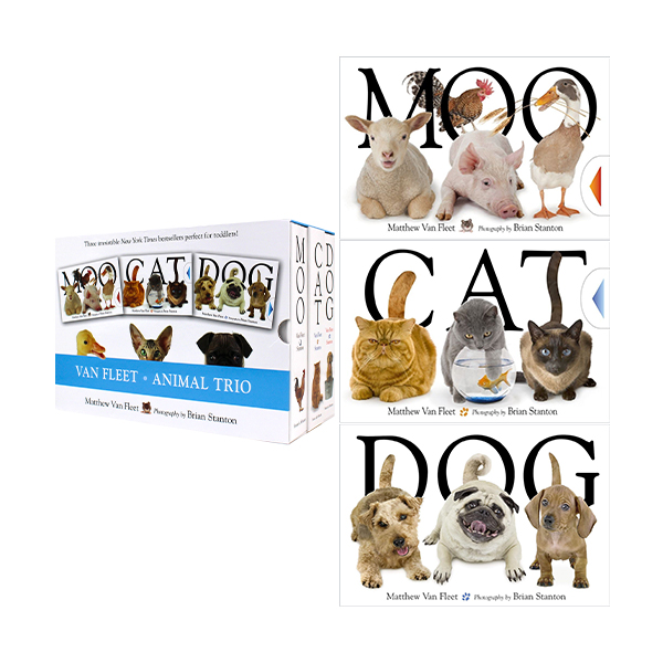 Van Fleet Animal Trio 3 Books Set - 촉감북/보드북