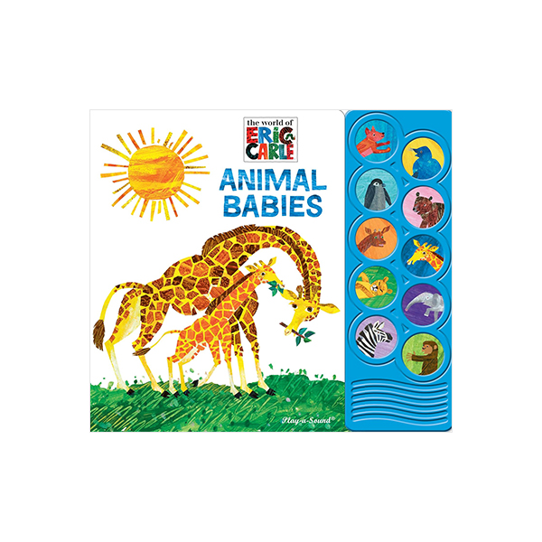 에릭 칼 World of Eric Carle: Animal Babies 10 Button Animal Sound Book - 사운드북/보드북