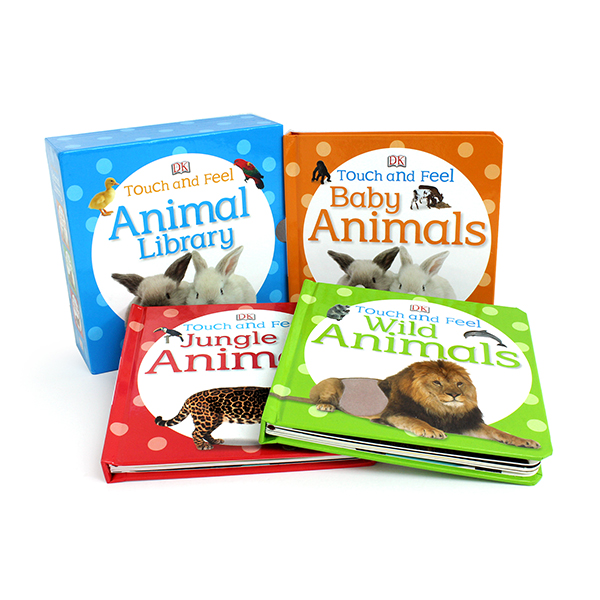 DK Touch and Feel Animal Library 3 Books Set - 촉감북/보드북