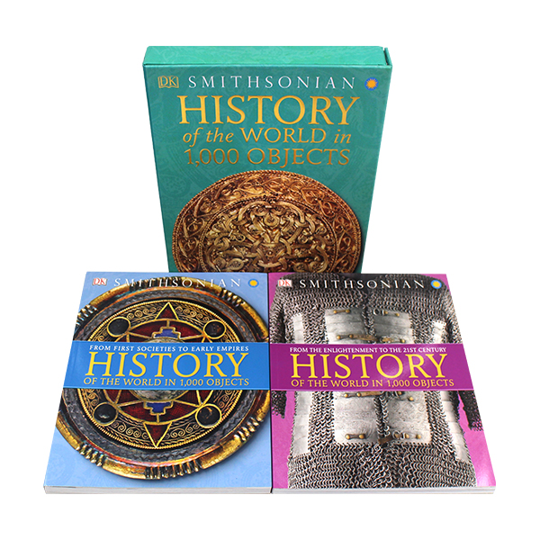 DK Smithsonian History of the World in 1,000 Objects 2 Books Box Set - 페이퍼북