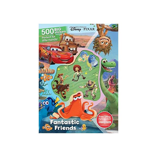 B급) Disney Pixar Fantastic Friends (500 Big Stickers) - 스티커북/페이퍼북