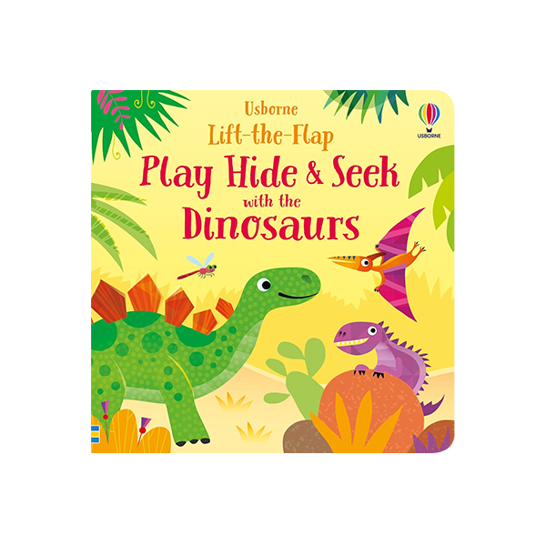 어스본 Usborne Lift-the-Flap Play Hide and Seek With Dinosaur - 플랩보드북