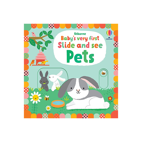 어스본 Usborne Baby's Very First Slide and See: Pets - 보드북