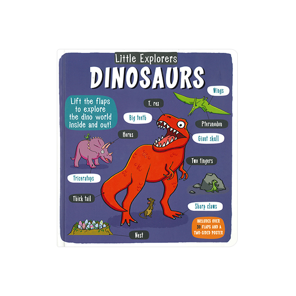 Little Explorers Dinosaurs - 플랩보드북