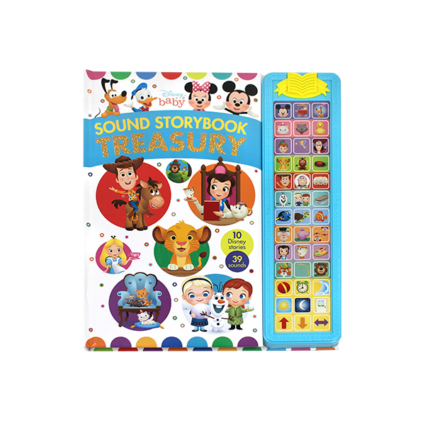 B급)Disney Baby Sound Storybook Treasury (39 Button Sound Book) - 사운드북/보드북