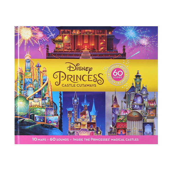 Disney Princess Castle Cutaways Sound Book (Sounds All Around)(10 Maps + 60 Sounds) - 사운드북/보드북