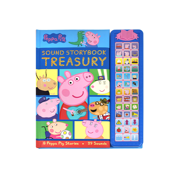 B급)Peppa Pig Sound Storybook Treasury  (39 Button Sound Book) - 사운드북/보드북